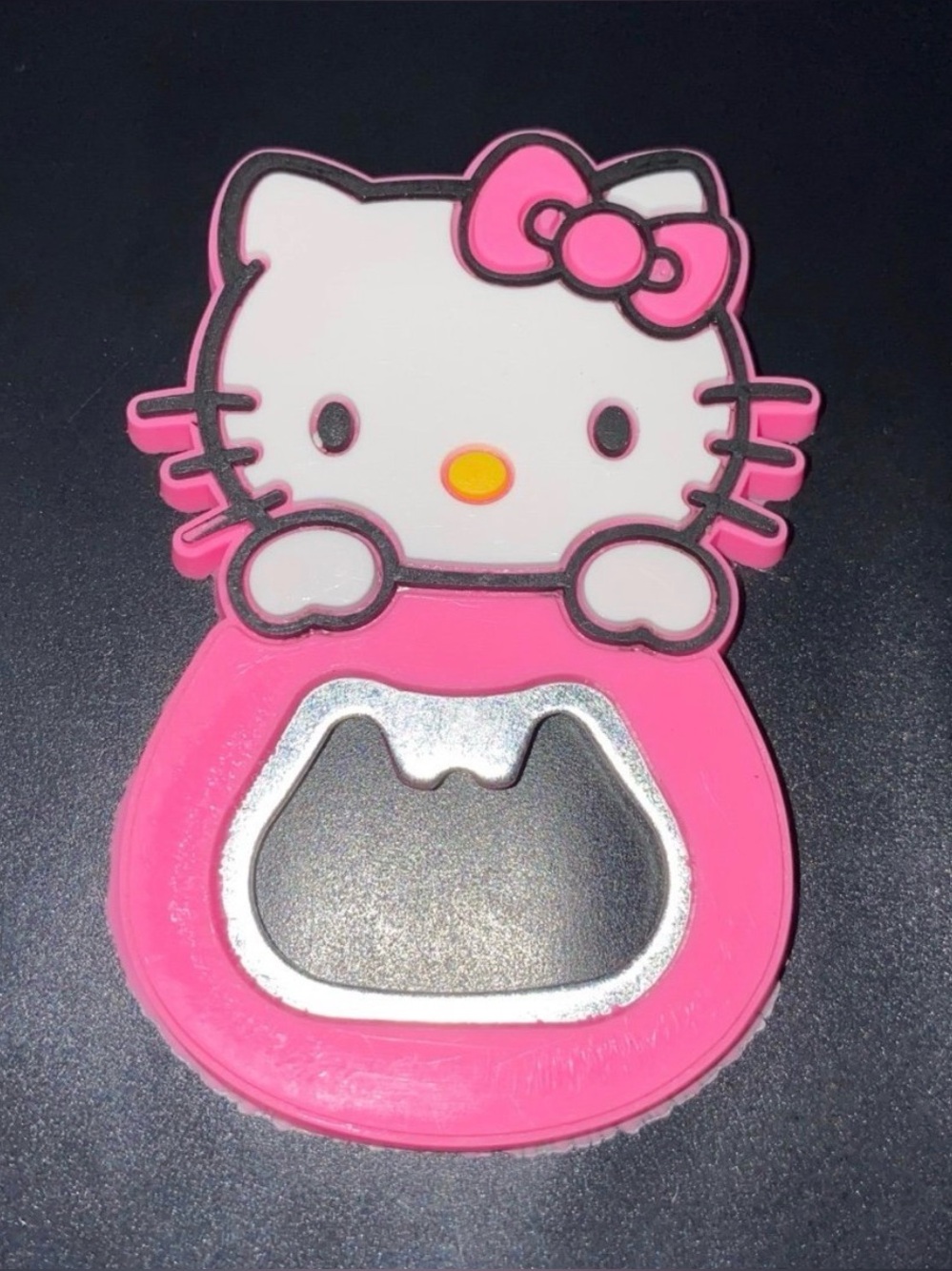 Sanrio Hello Kitty Bottle Opener Magnet Hanger 3 inches Pink Custom Brand new